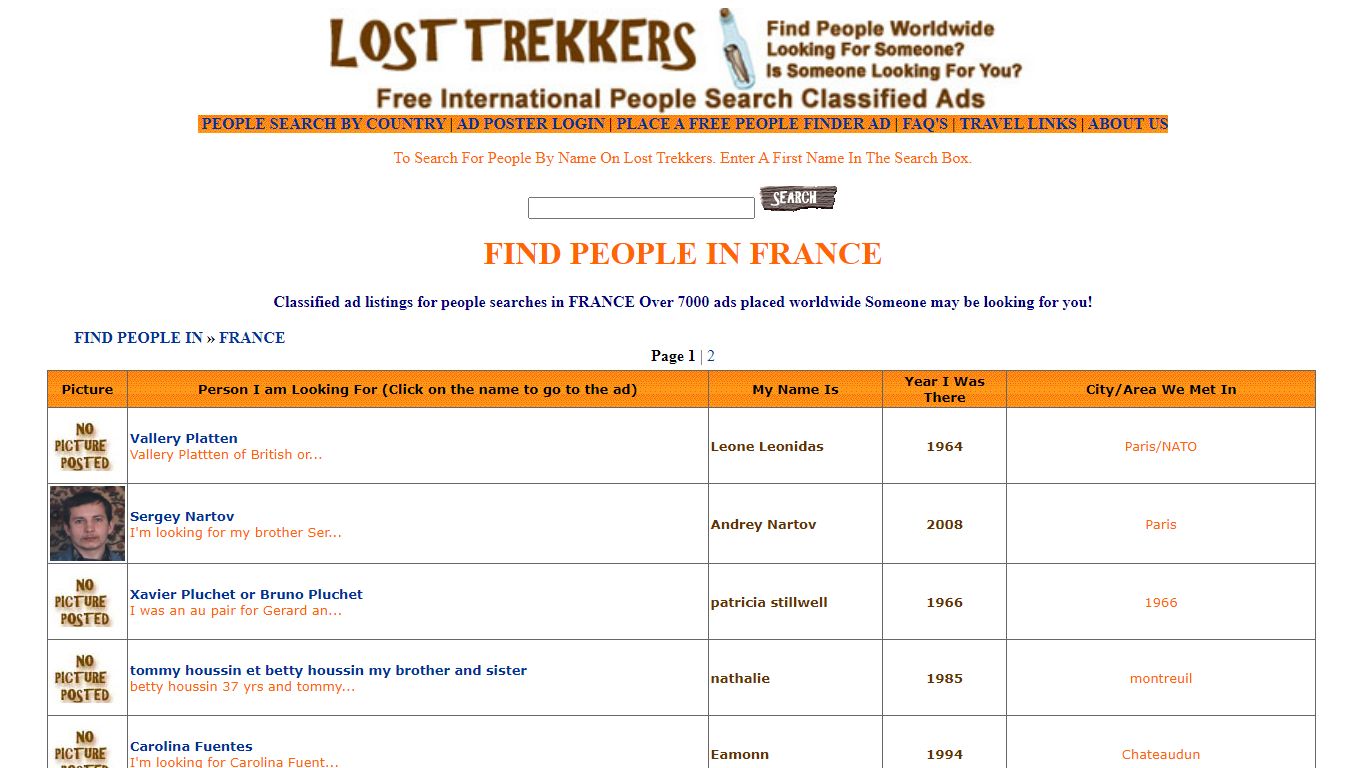 FRANCE People Search - Find a Person Worldwide people ...
